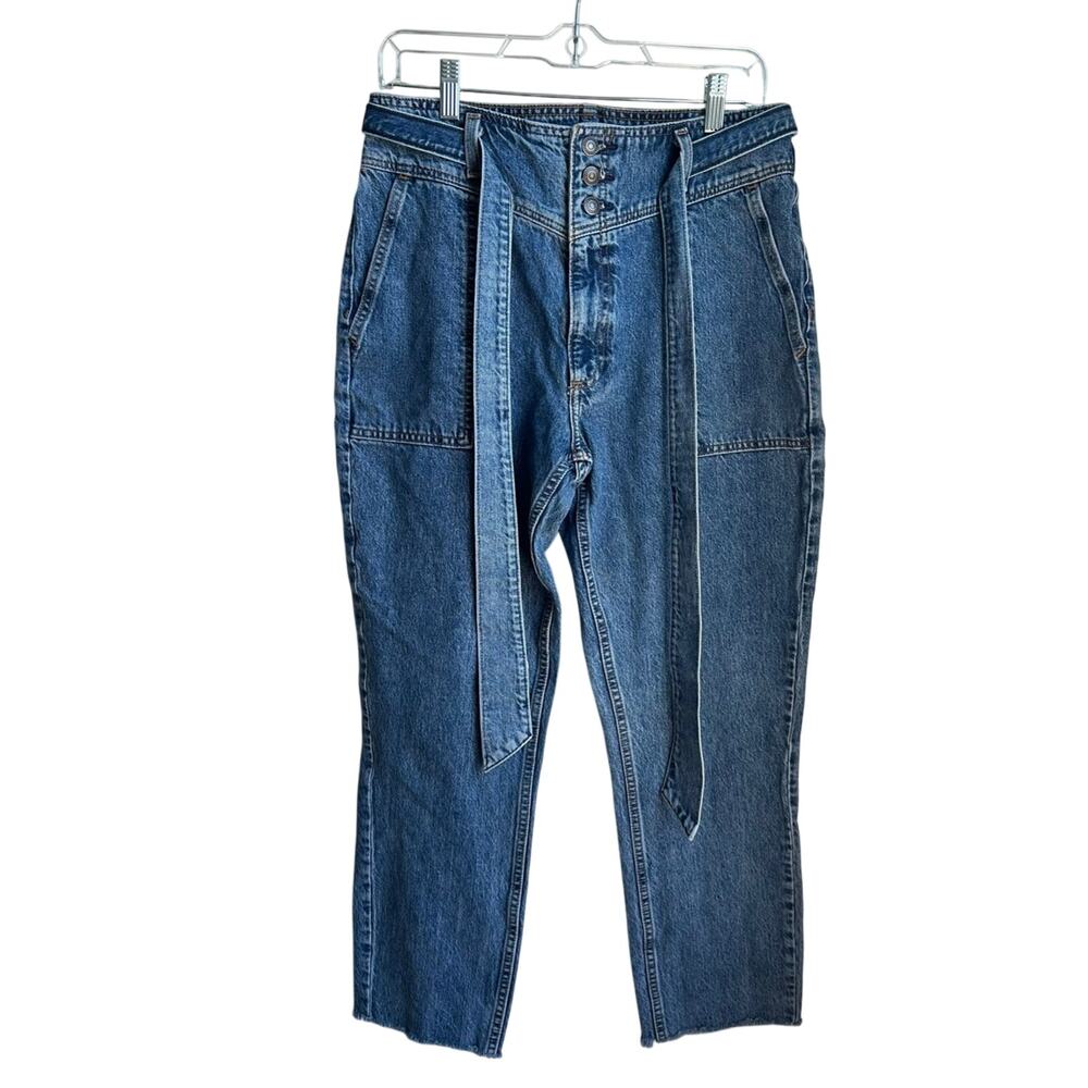 Abercrombie Dark Wash Mom Jeans - 29/8R